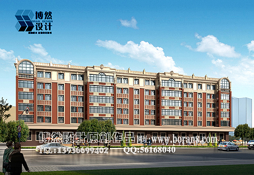住宅别墅          欧式高层外立面设计